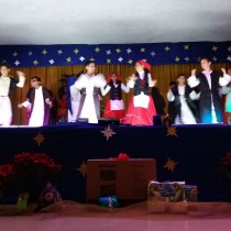 Evento navideño colegio san angel poza rica